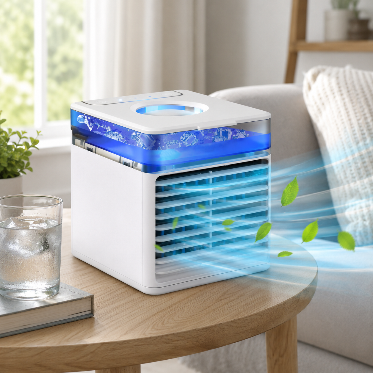 Cooling Portable Air Conditioner Humidifier Desktop | Lersk