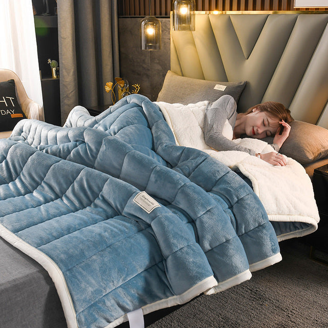 Deka z ovčí vlny od LammeFleece LuxeWarm Luxusní teplo pro milovníky domácího dekoru | Lersk