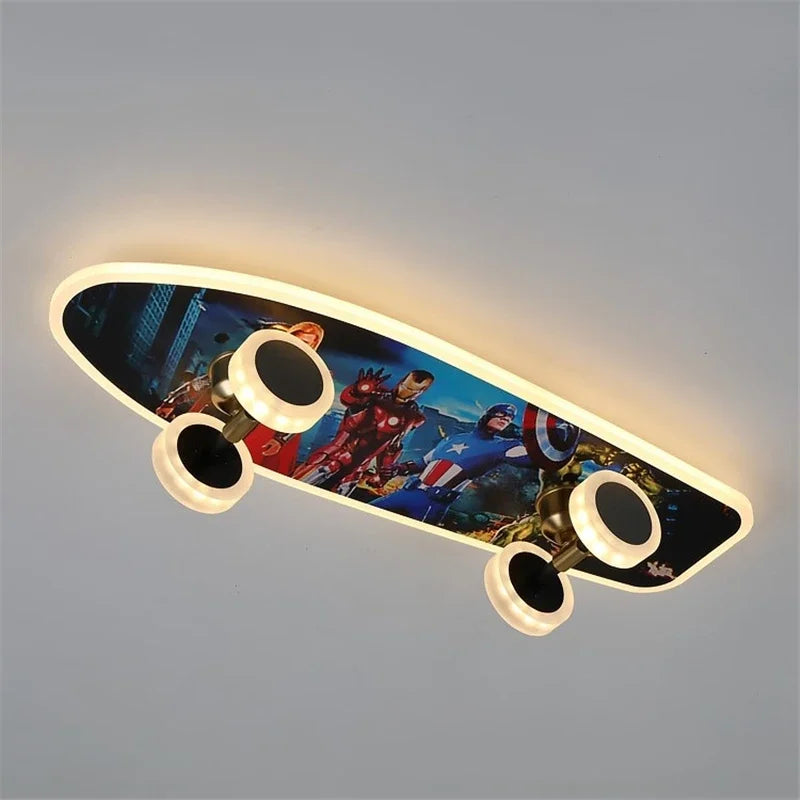 Luci LED GlowDeck per Skateboard per Decorazione della Stanza dei Bambini | Lersk