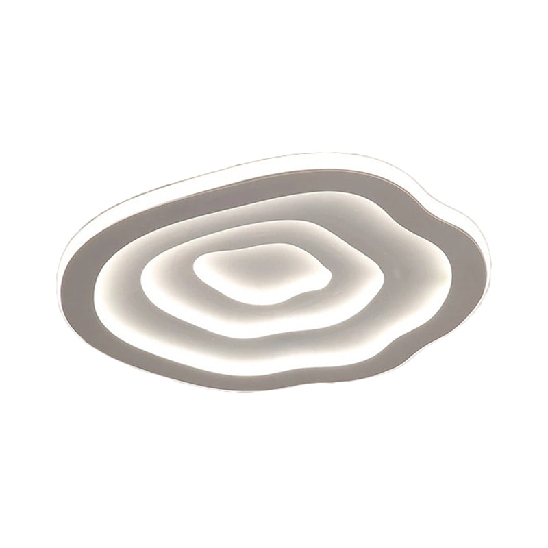 Lampa sufitowa akrylowa z ciepłym i białym światłem LED - Auralis | Lersk