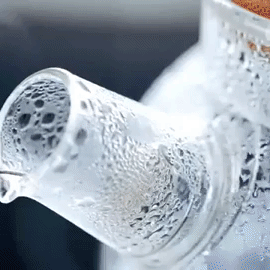 Teiera in vetro termico 54oz di Wilmax per amanti del tè, adatta per piano cottura | Lersk