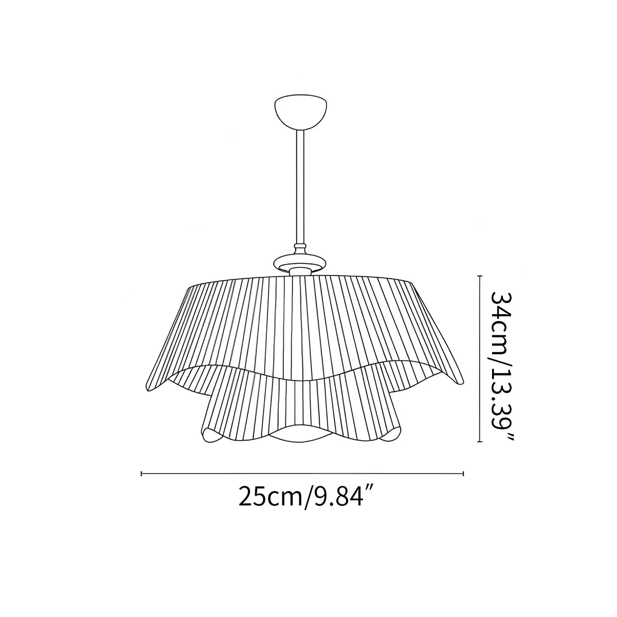 Bellevue Pendant Lamp for Bedroom | Lersk