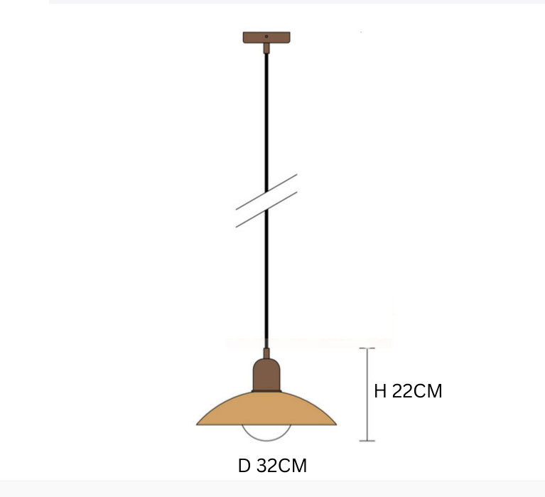 Asterra Glass Pendant Light Macaron Style For Small Spaces | Lersk
