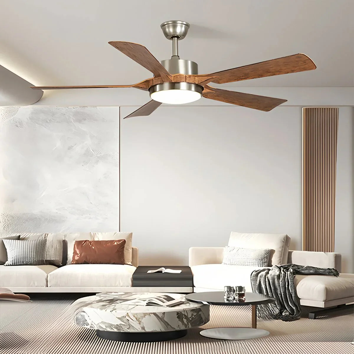 Ventilador de techo regulable con luz y control remoto | Lersk