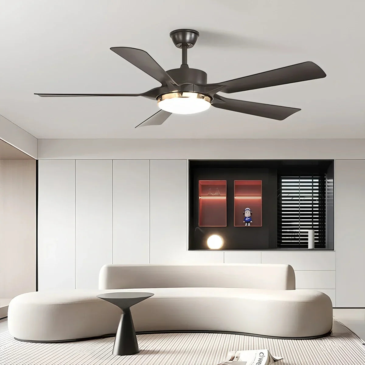 Ventilador de techo regulable con luz y control remoto | Lersk
