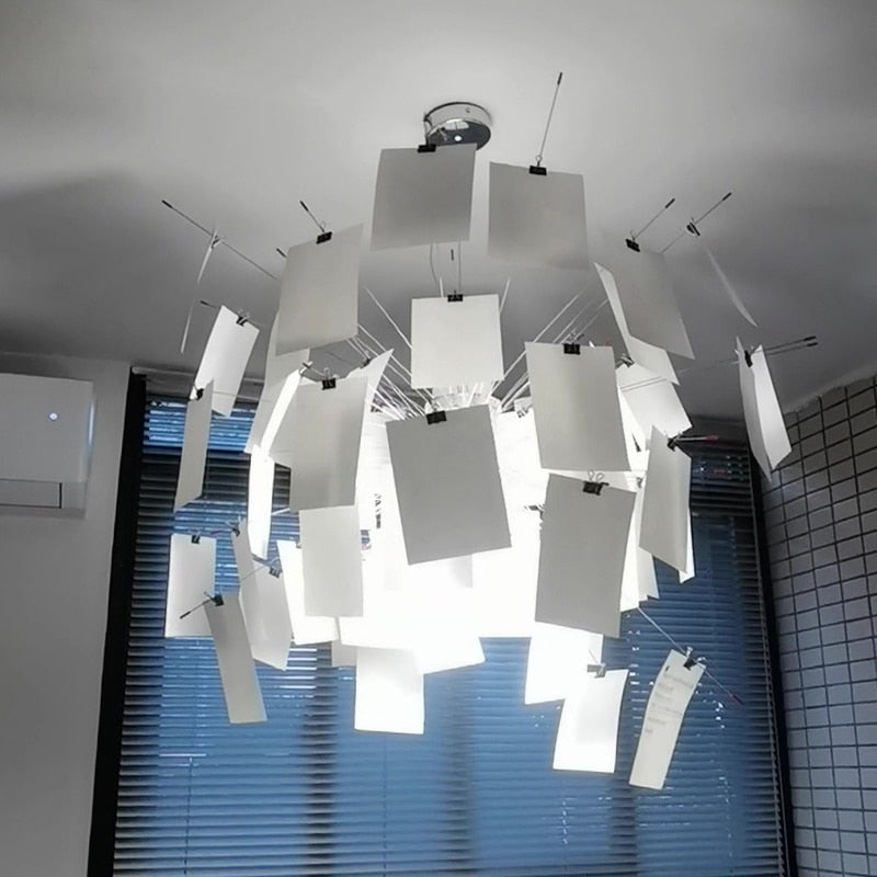 LumaCraft DIY Chandelier Personalizable Lighting Fixture | Ingo Maurer Zettel | Lersk