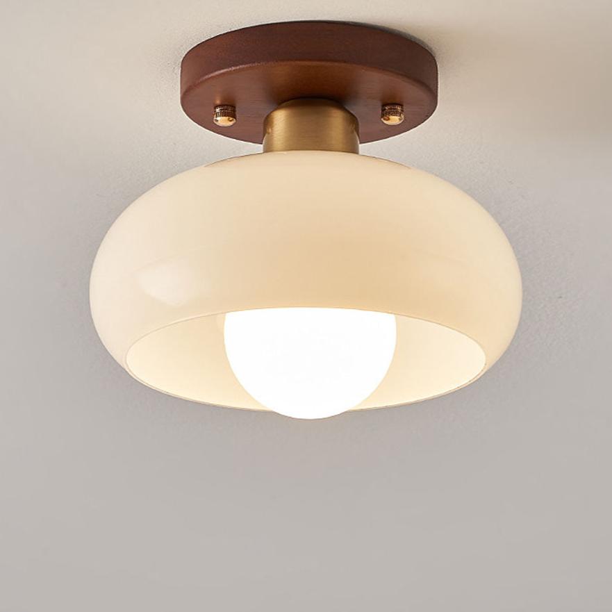 Vintora White Mini Ceiling Lamp In Vintage Style Glow | Lersk