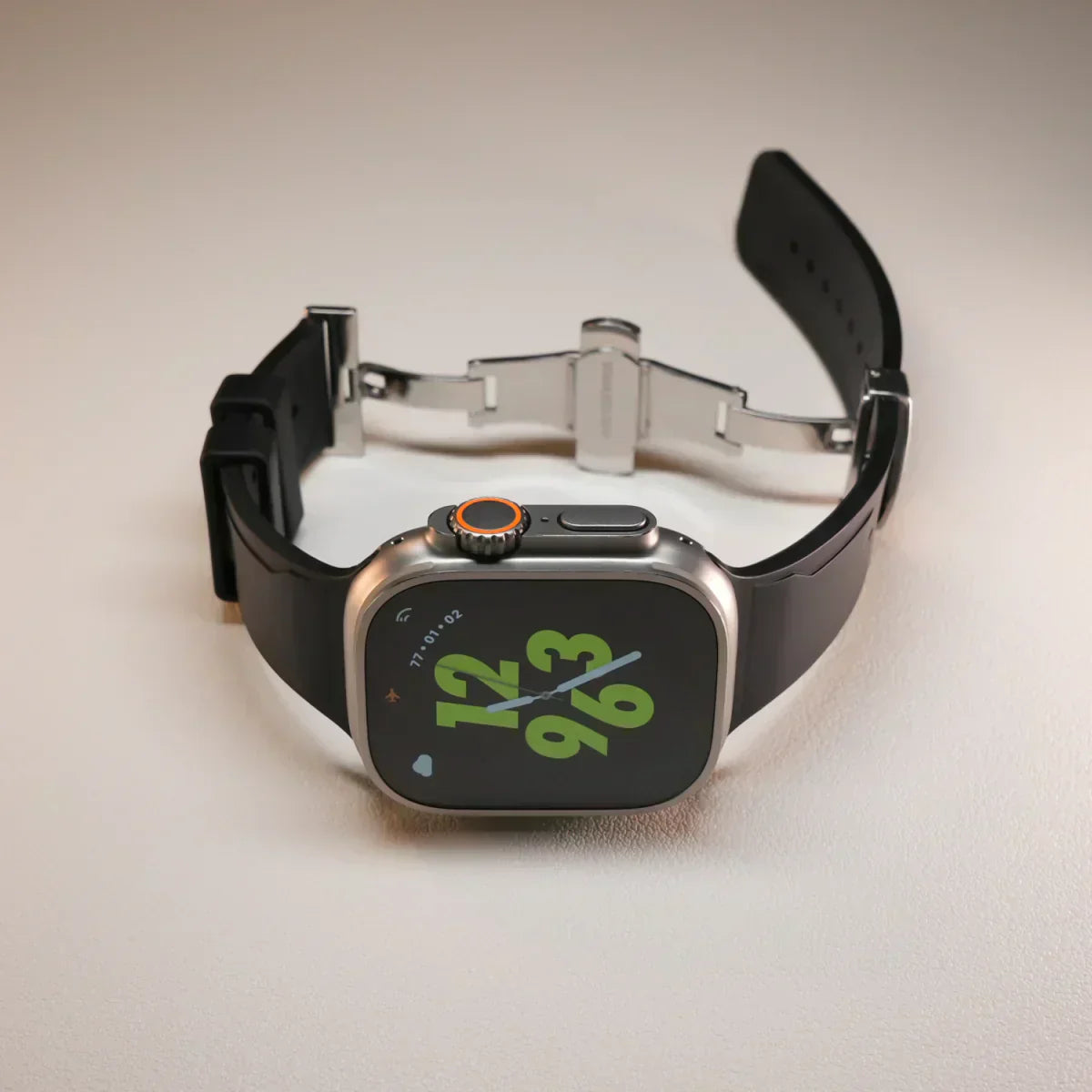 Novare FKM Butterfly Buckle Band for Apple Watch | Lersk