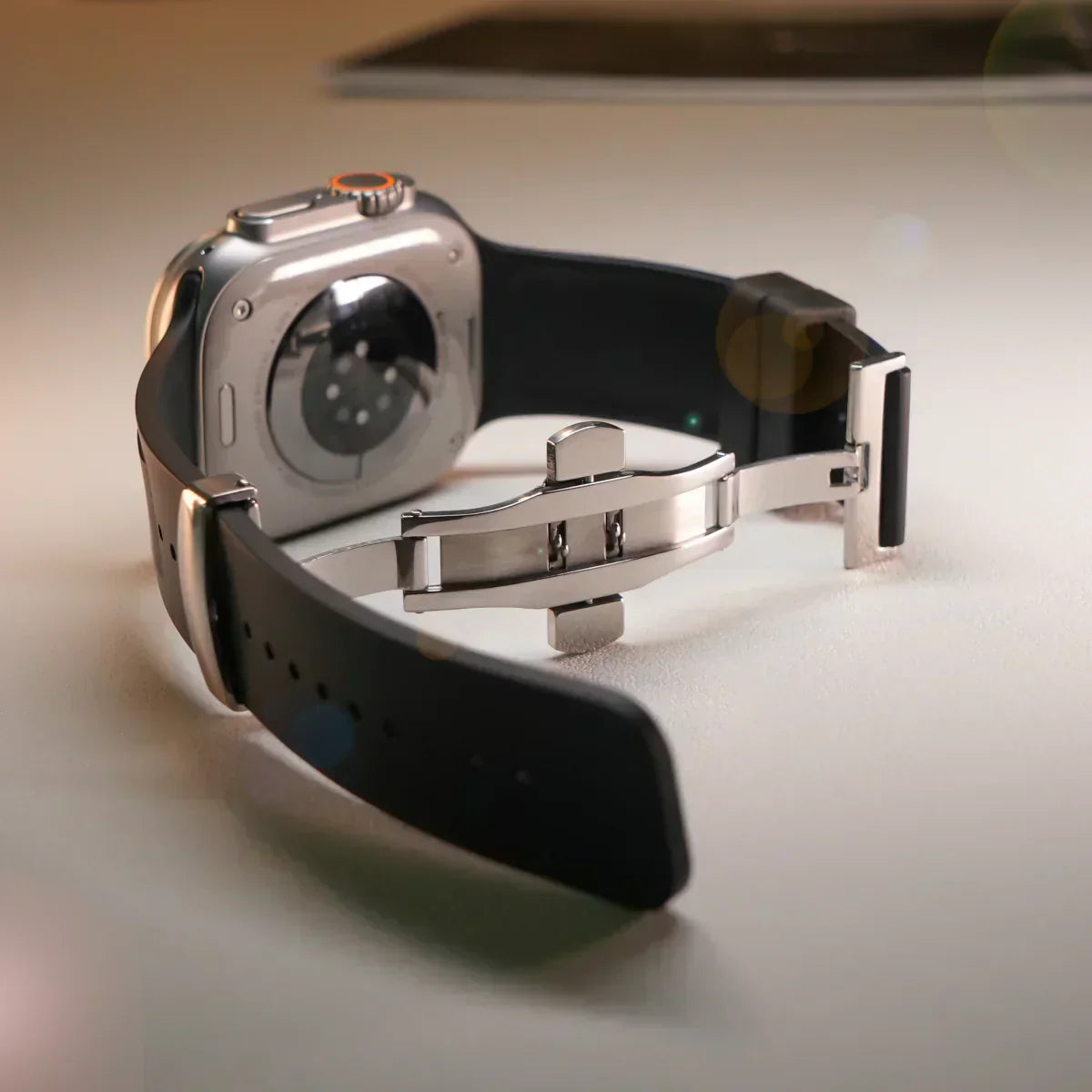 Novare FKM Butterfly Buckle Band for Apple Watch | Lersk