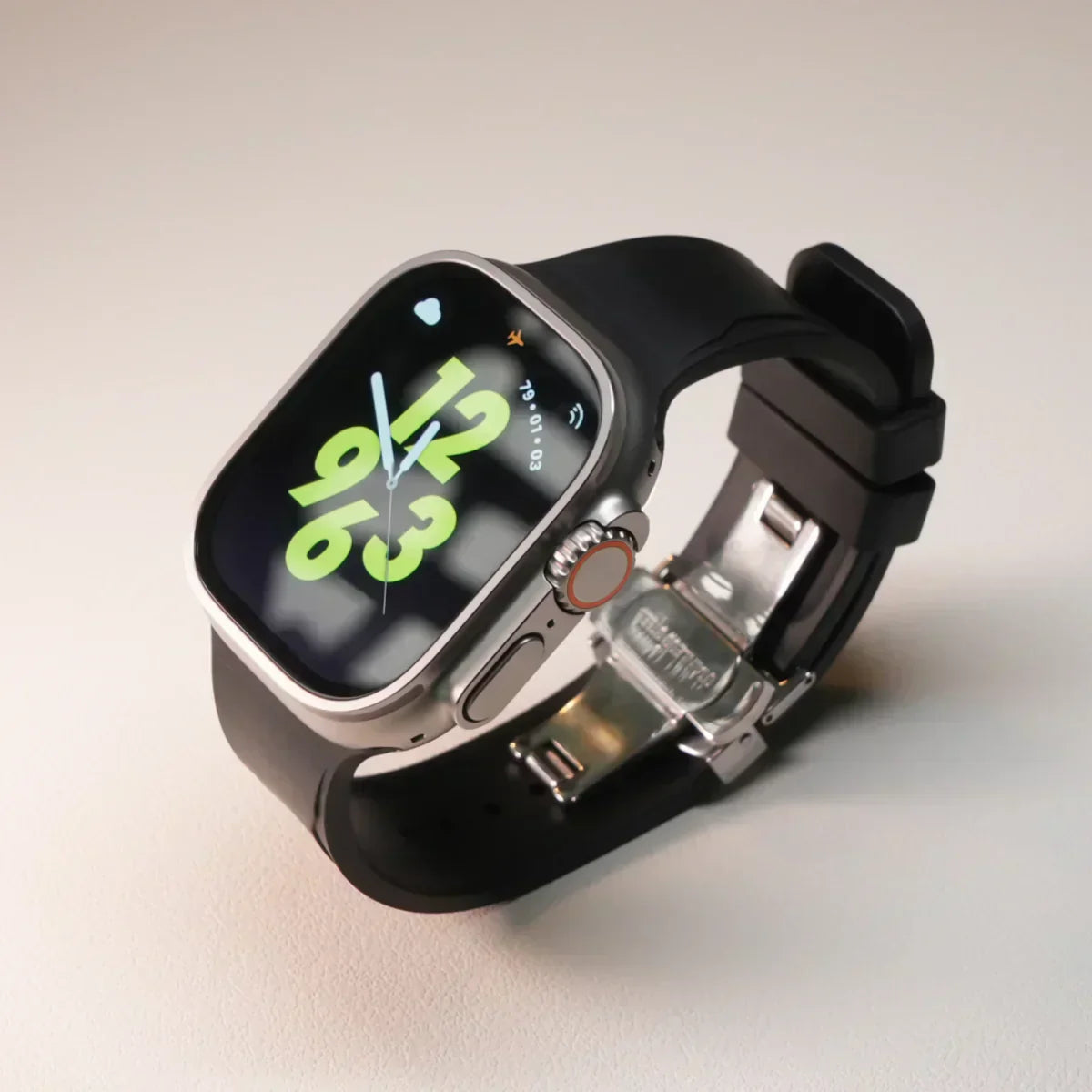 Novare FKM Butterfly Buckle Band for Apple Watch | Lersk