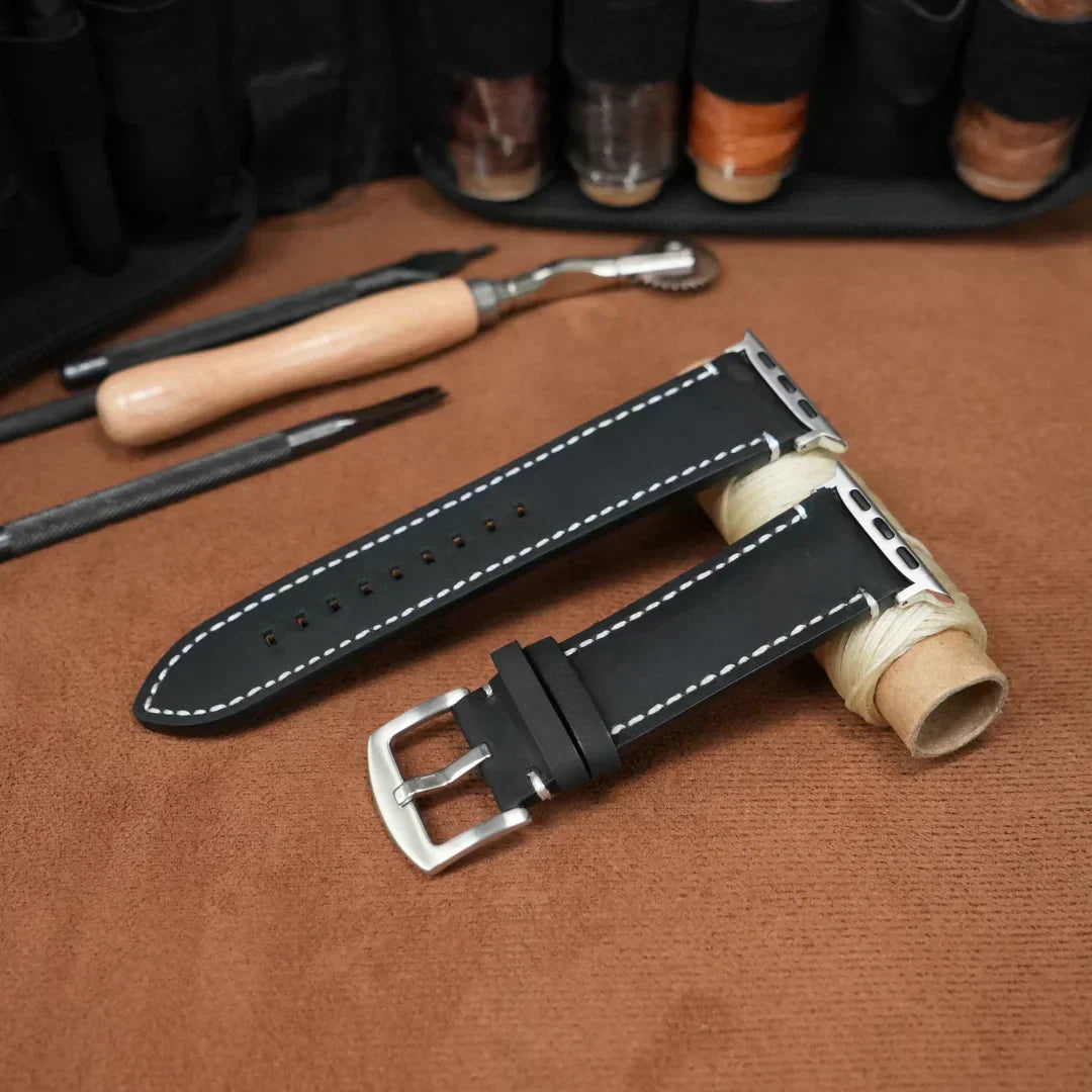 Cinturino in pelle vintage di lusso Avela per Apple Watch | Lersk