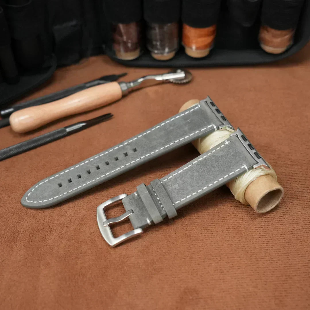 Cinturino in pelle vintage di lusso Avela per Apple Watch | Lersk