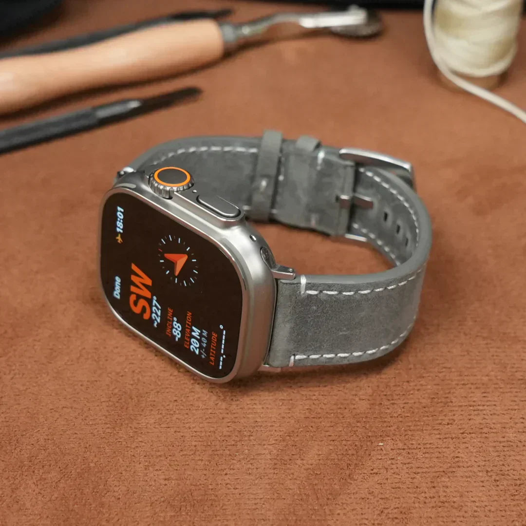 Cinturino in pelle vintage di lusso Avela per Apple Watch | Lersk