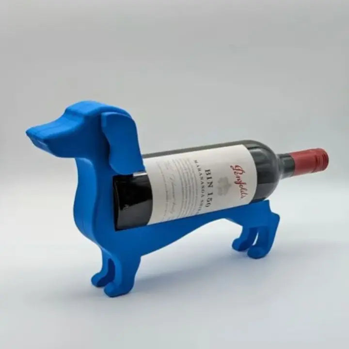 Soporte para Botella de Vino Dachshund, Soporte Decorativo Único para Exhibir Vino en Casa | Lersk