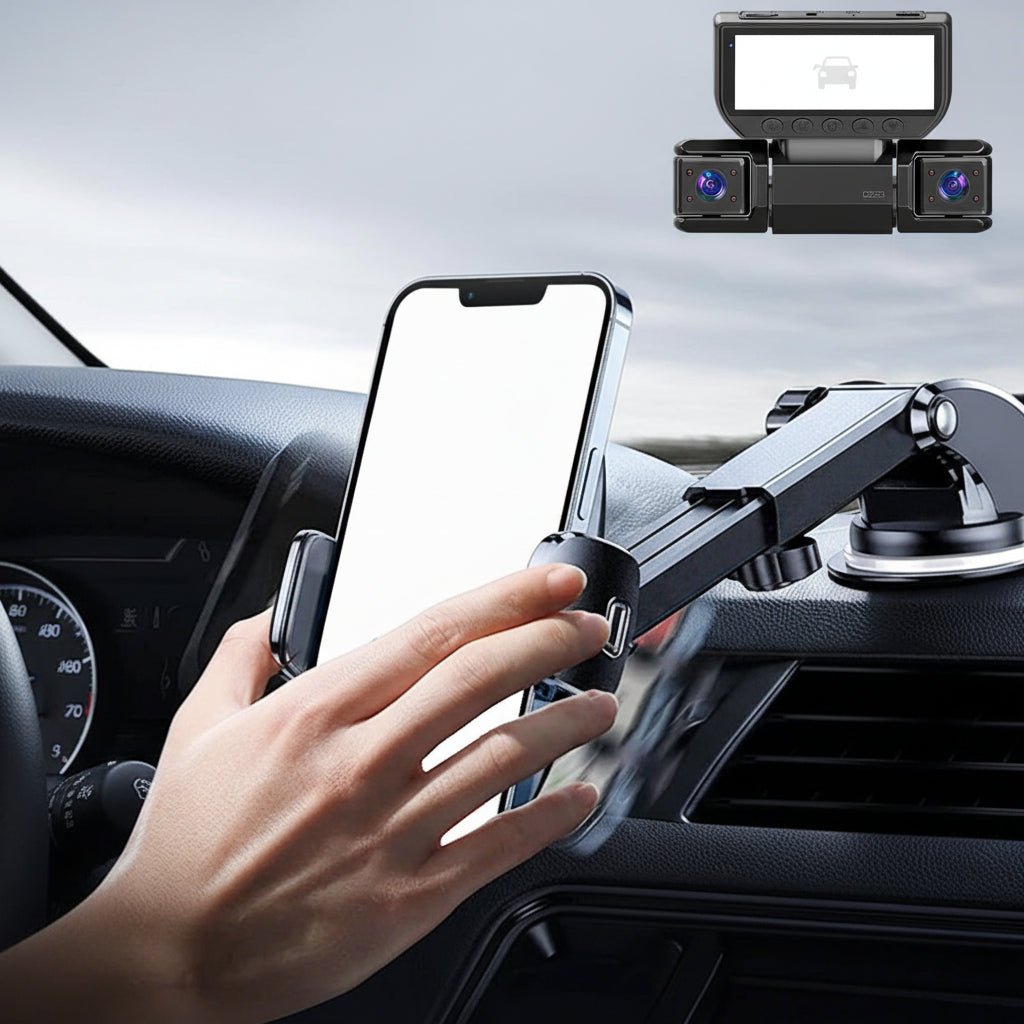 Dash Cam 360 Full HD 4-kanals bilkamera med WiFi og natvision | Lersk