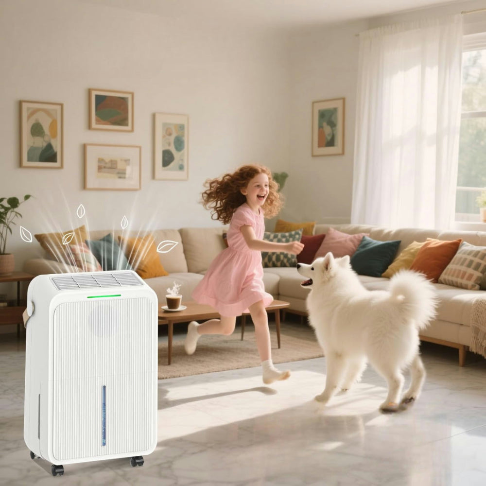 Dehumidifier Home Cooling Portable Compact 34 Pint | Lersk