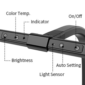 Lampe de bureau LED NovaClamp pour bureau moderne à domicile | Lersk
