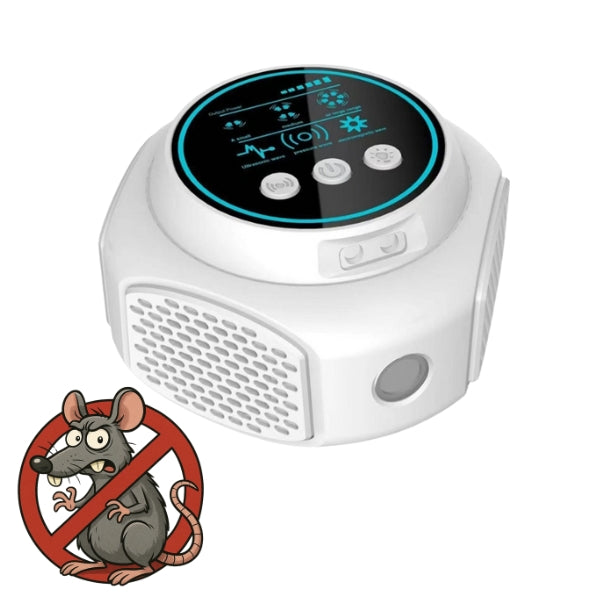 Plug-In Ultrasonic Rat Repeller Silent 3200 Sq Ft In/Out | Lersk