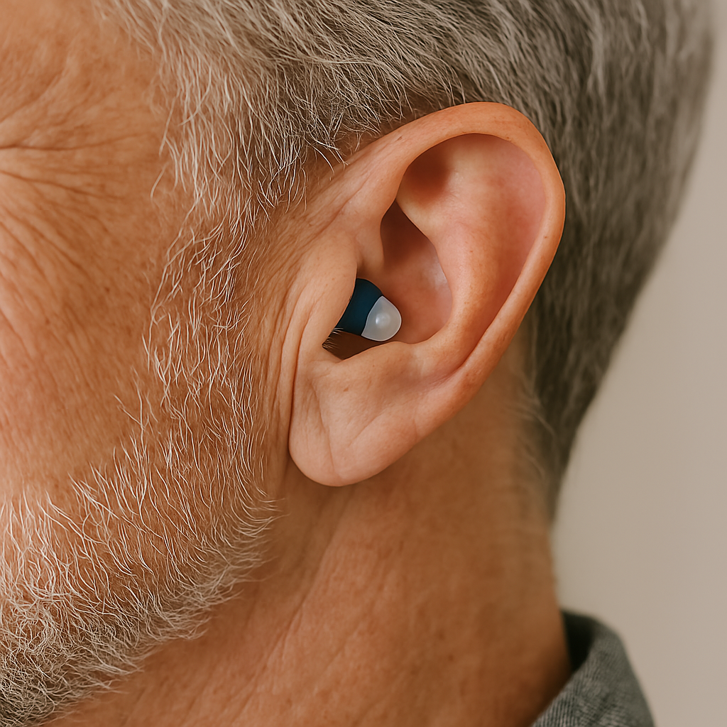 AureaSilk Apparecchio Acustico In-Ear Invisibile Ricaricabile per Conversazioni Chiare | Lersk