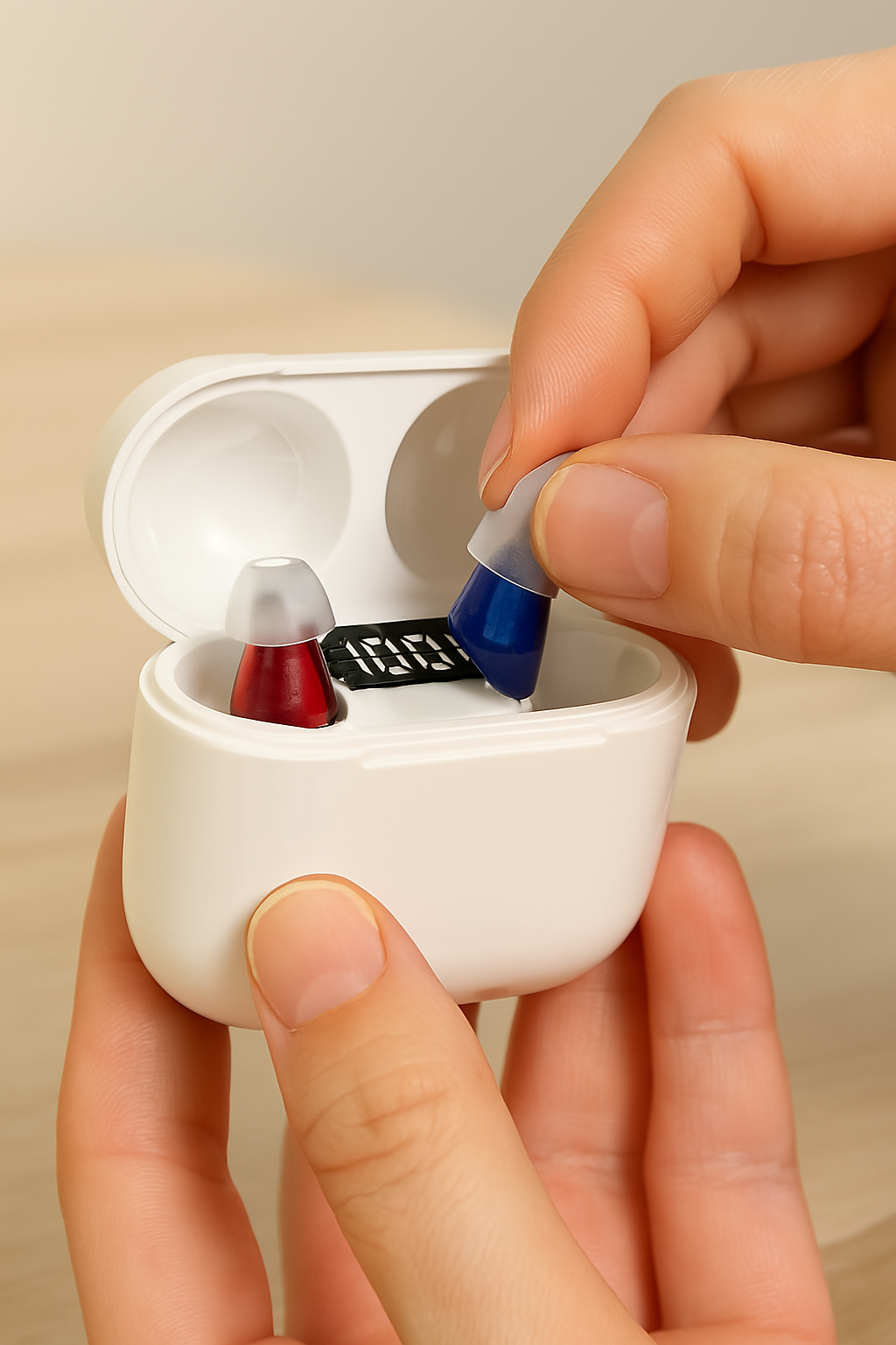 AureaSilk Apparecchio Acustico In-Ear Invisibile Ricaricabile per Conversazioni Chiare | Lersk