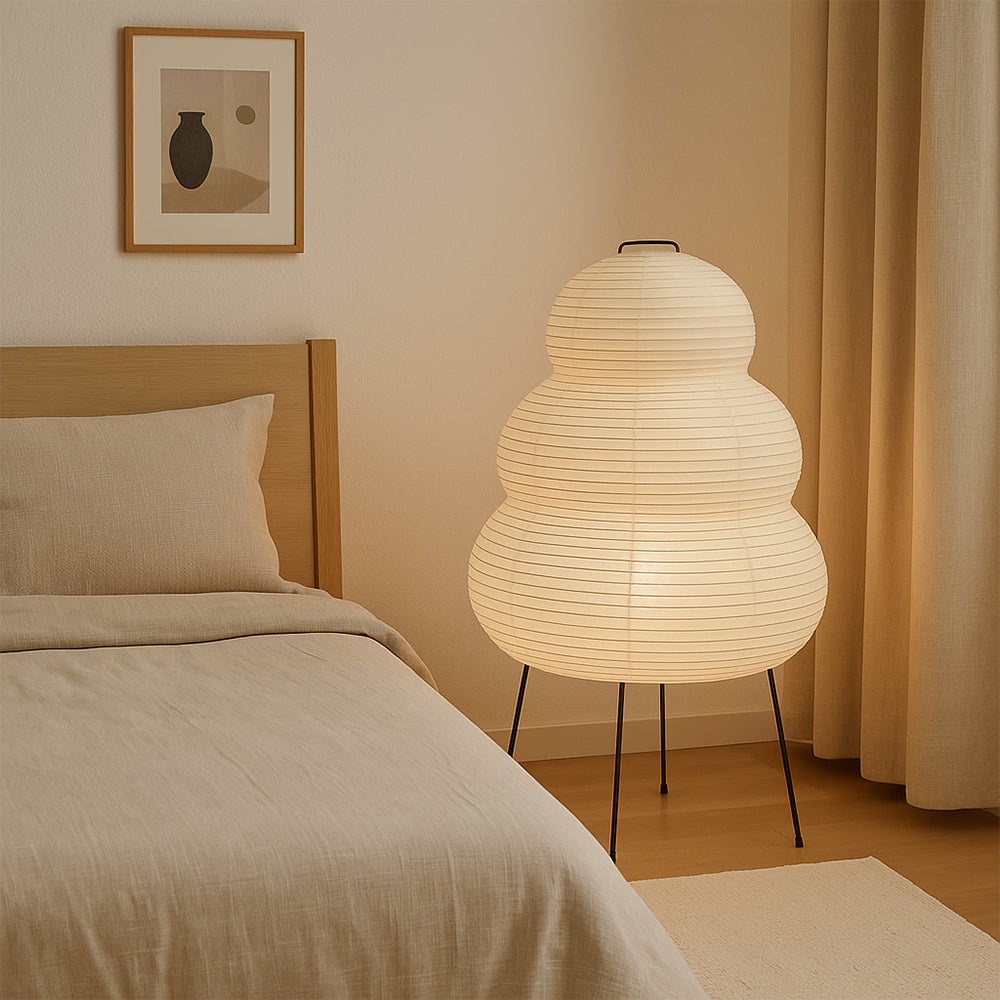 NovaLite Rispapirlampe Minimalistisk Varm Dekorativ Belysning | Lersk
