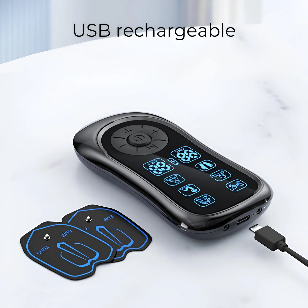 PulseNova EMS and TENS All in One Portable Pain Relief Muscle Therapy Device