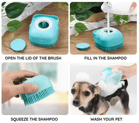 Cozy Paws Comfort Bath Brush for Gentle Pets at Home | Lersk