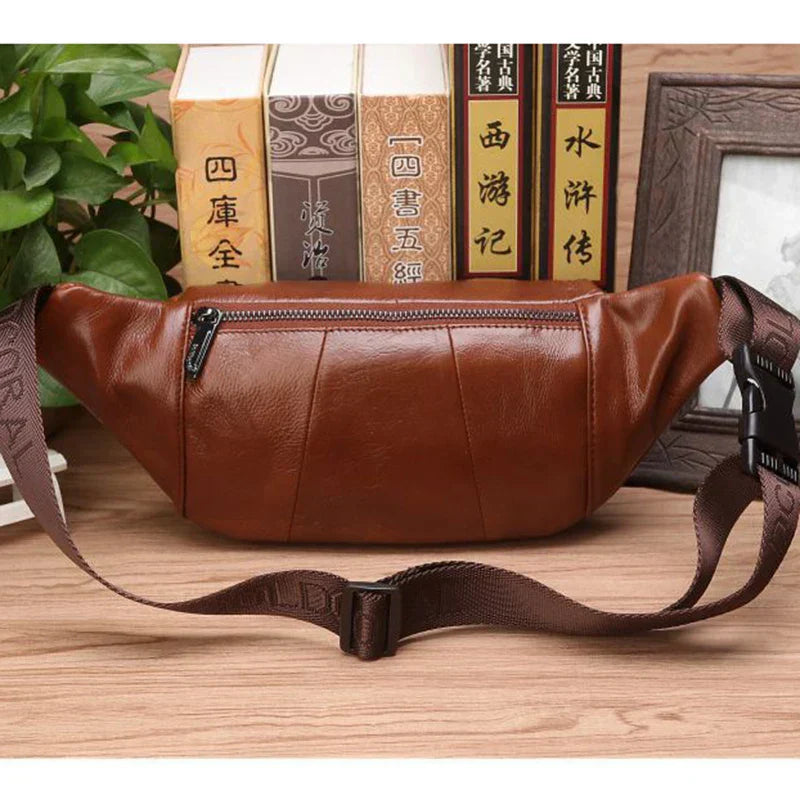 Marven Genuine Leather Waist Pack - Durable, Travel-Ready | Lersk