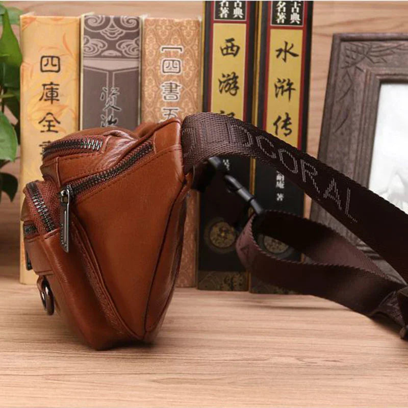Marven Genuine Leather Waist Pack - Durable, Travel-Ready | Lersk