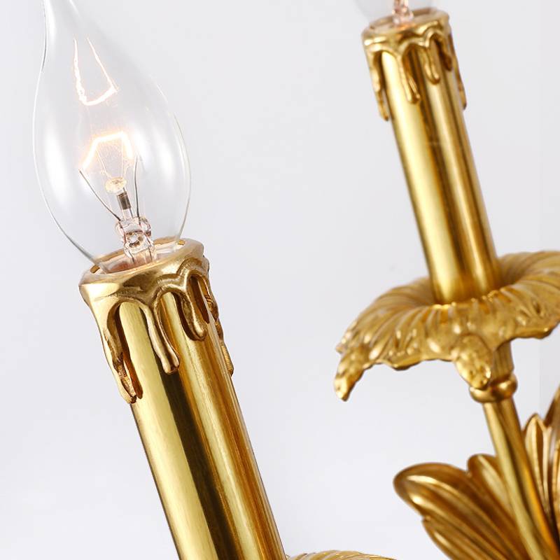 Vintage Style Chandelier Gold Ceiling Light for Dining and Living Spaces | Lersk