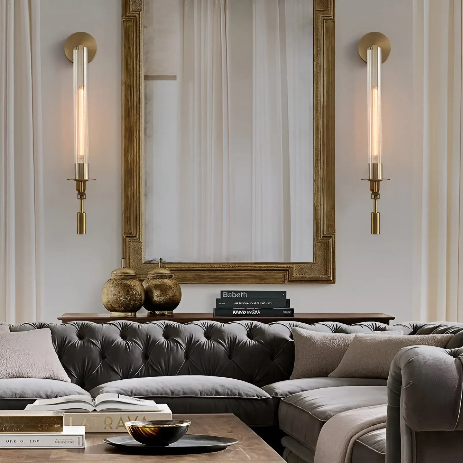 Aetheris Glass Wall Lamp for Elegant Ambient LED Lighting | Lersk