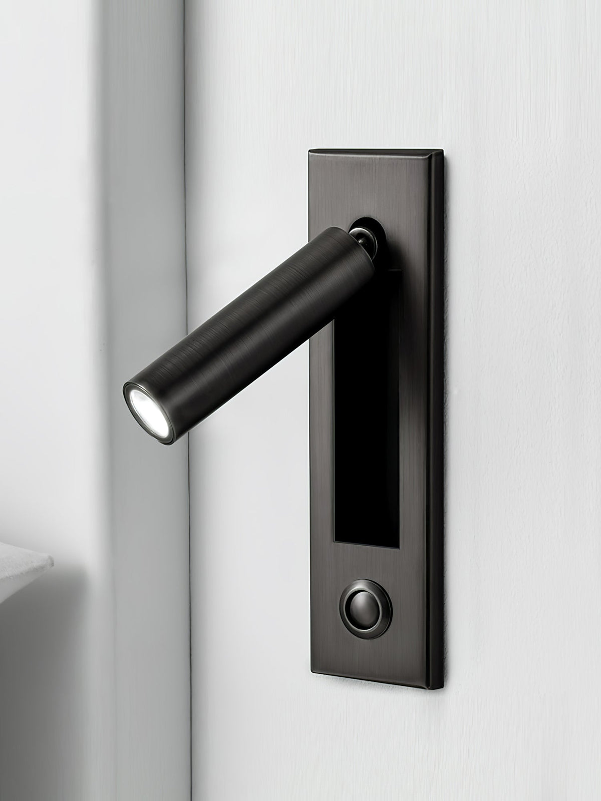 VeraLume Wall-Flush Bedside Sconce With Reading Light