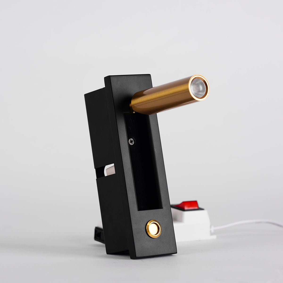 VeraLume Wall-Flush Bedside Sconce With Reading Light