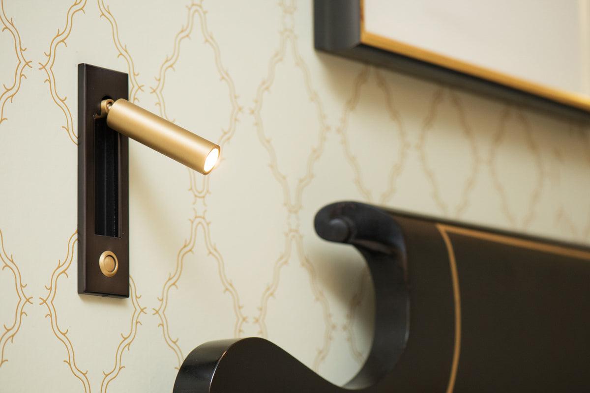Luce da Comodino Incassata NexaWall per Camere da Letto Moderne | Lersk