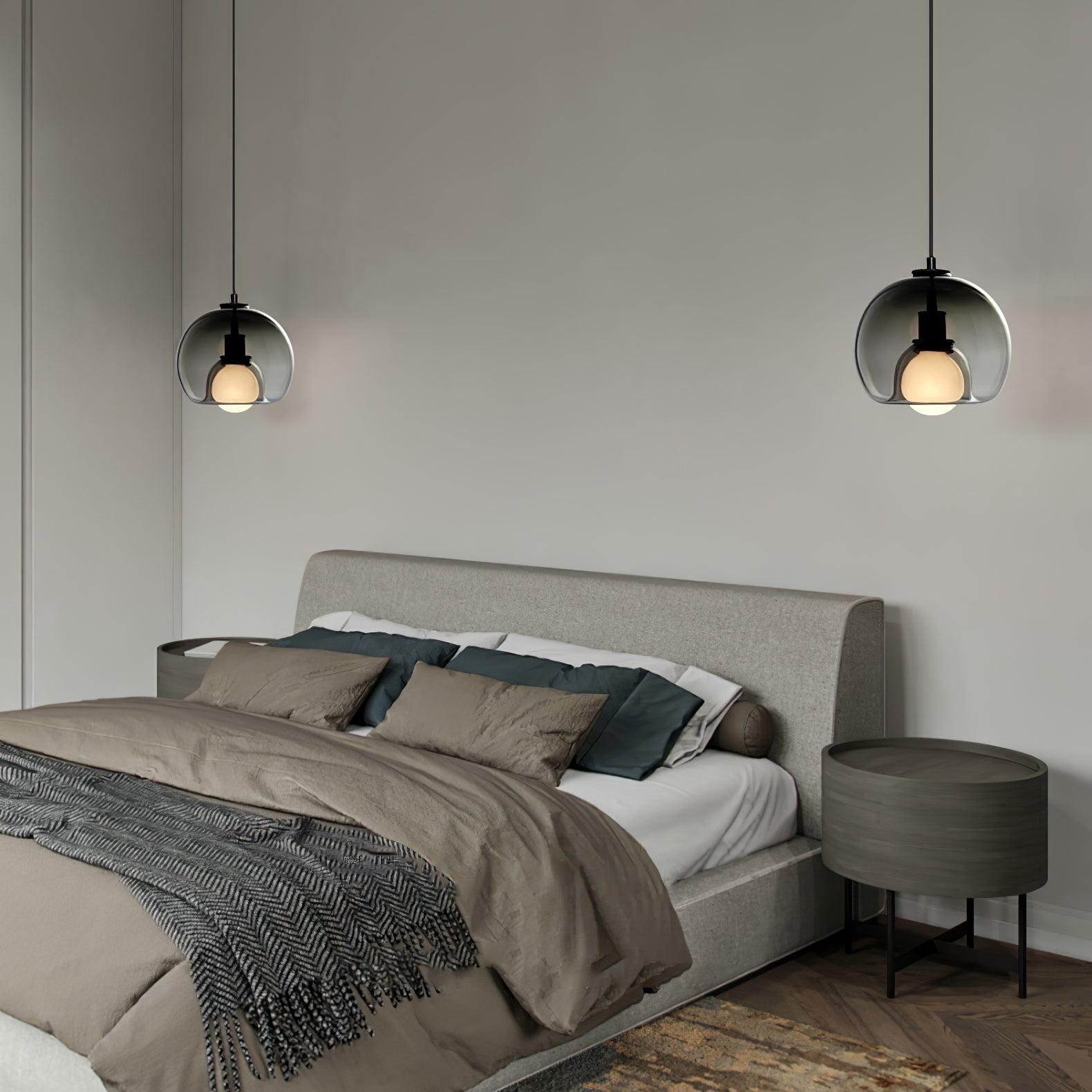 Lumeza | Minimalistisk glas- og metalpendel til hjemmet | Lersk