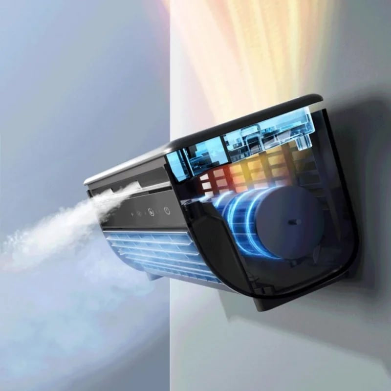 Wall-Mountable Portable AC With Fast Cooling And Long Battery Life | Lersk