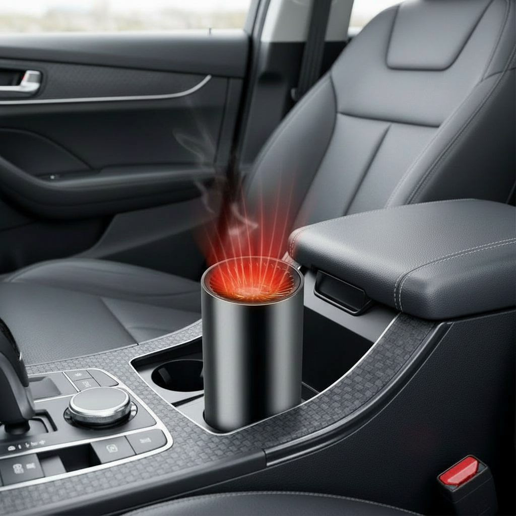 Fast Heating Cup Shape Car Warm Air Blower With Adjustable 360 Degree Rotatable Plug For Car, SUV, RV And Truck | Lersk