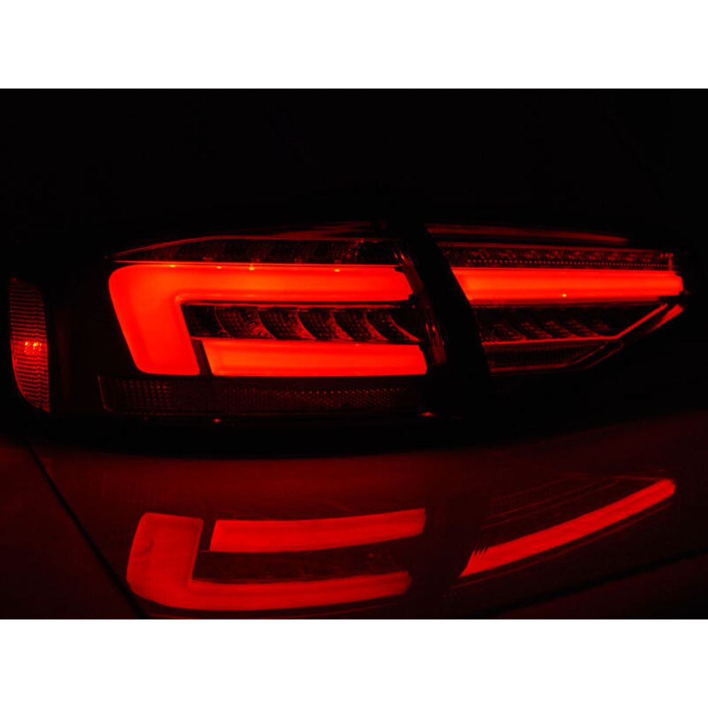 Sekwencyjne czerwone światła tylne LED do Audi A4 B8 2012-2015 | Lersk