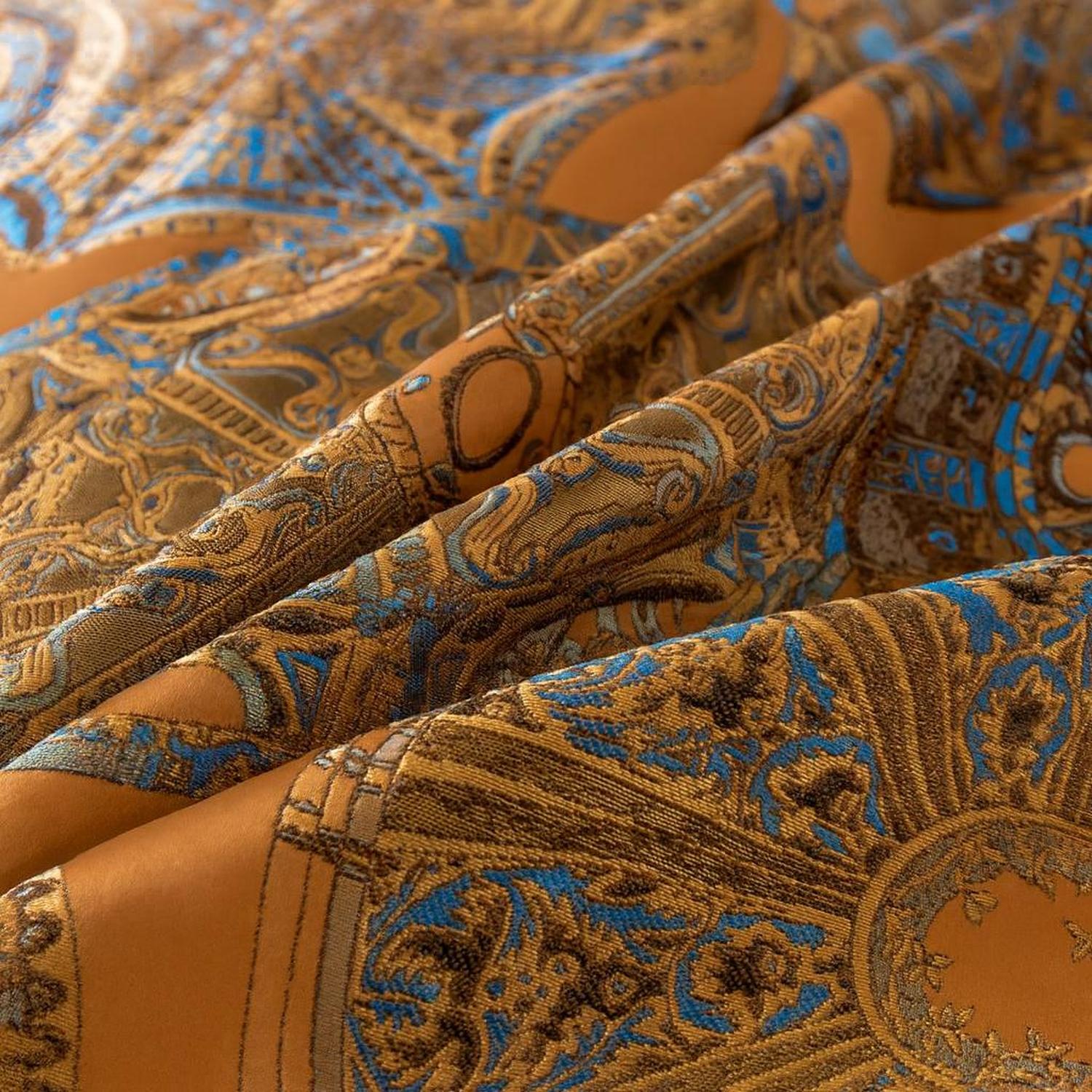 Egyptian Cat Embroidered Satin Cotton Bedding Set Collection | Lersk