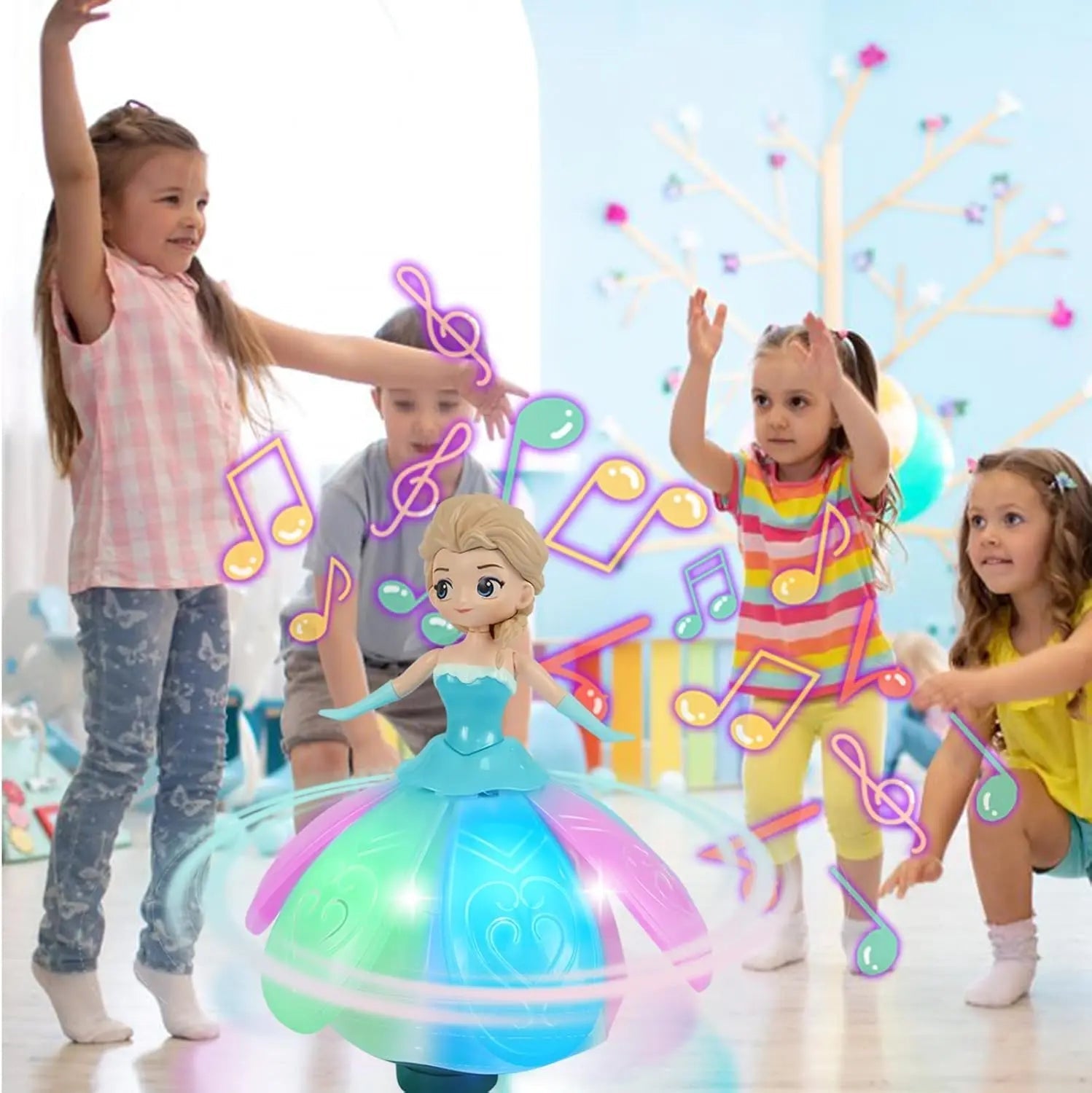 Remote Controlled Dancing Princess Doll With Lights For Interactive Playtime And Imaginative Fun | Lersk