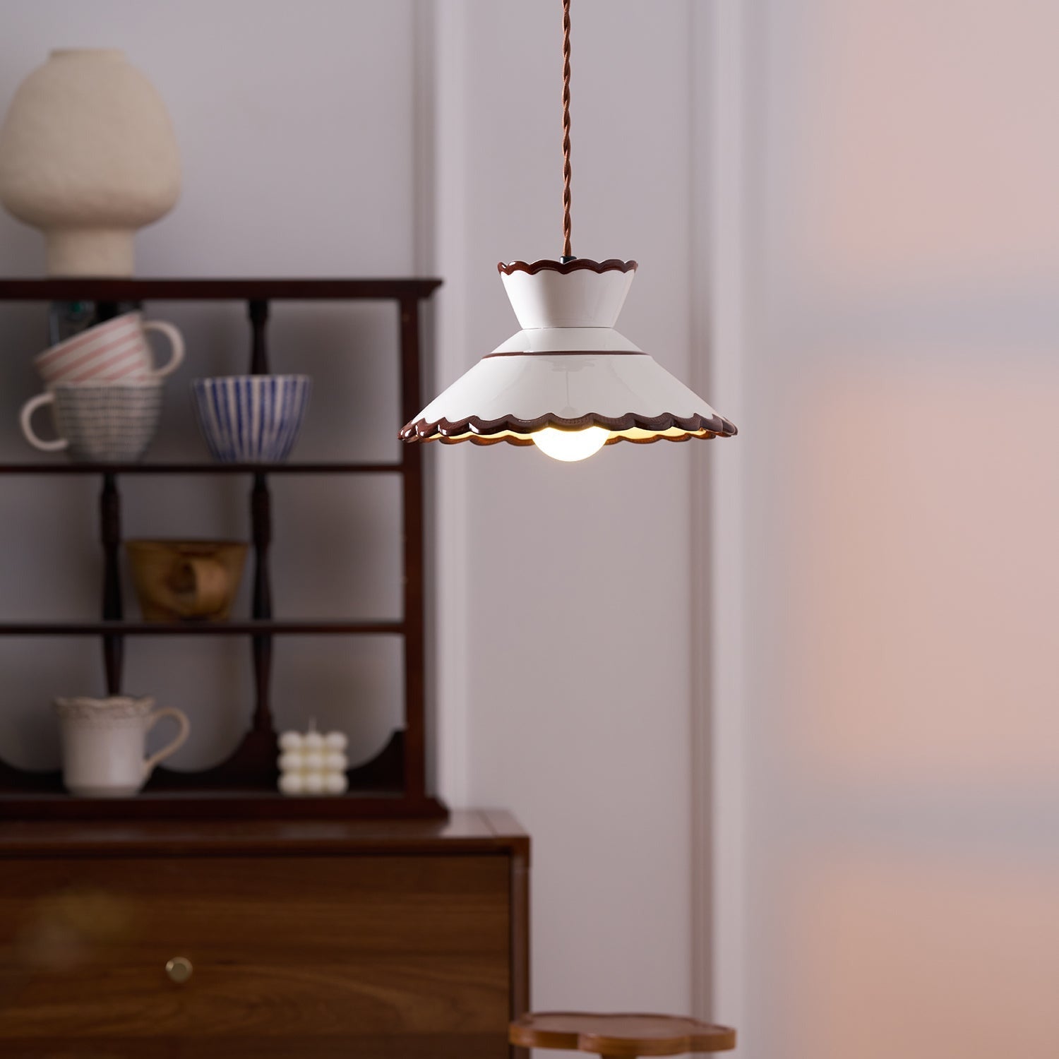 Aurelia Retro Ceramic Pendant Lights for Kitchens and Cafes | Lersk