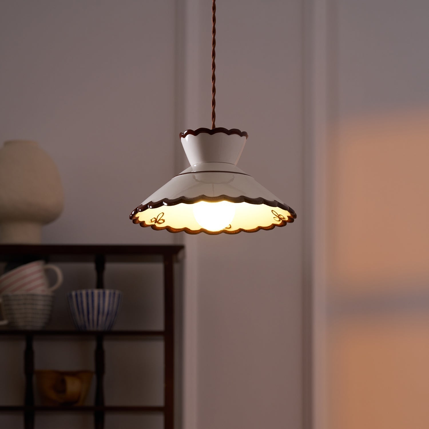Aurelia Retro Ceramic Pendant Lights for Kitchens and Cafes | Lersk
