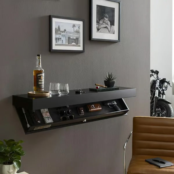 Designer-Geheimfach mit verstecktem Raum für moderne minimalistische Innenräume und elegante Präsentation | Lersk