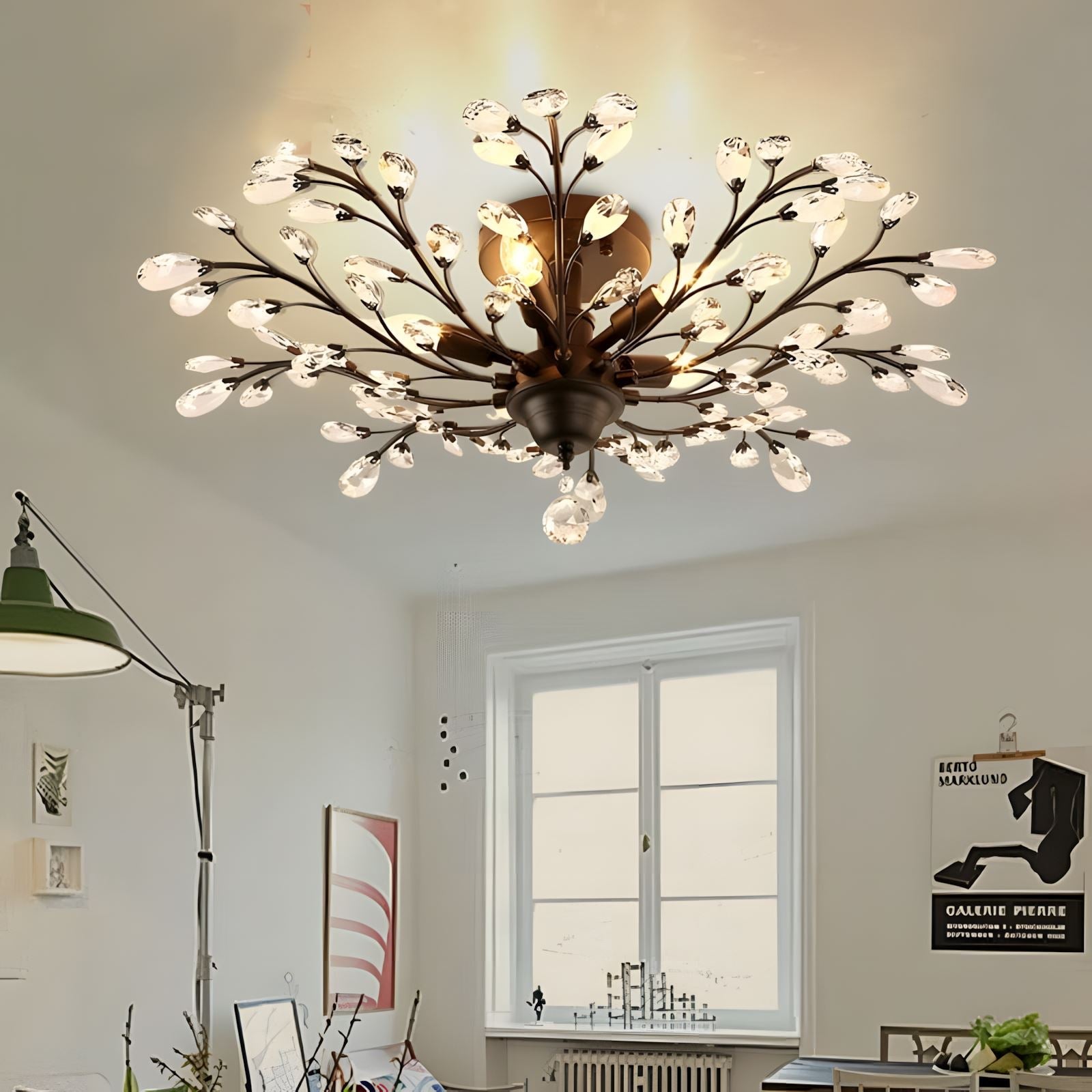Plafonnier PetalGlow Inspiré par la Nature | Lersk