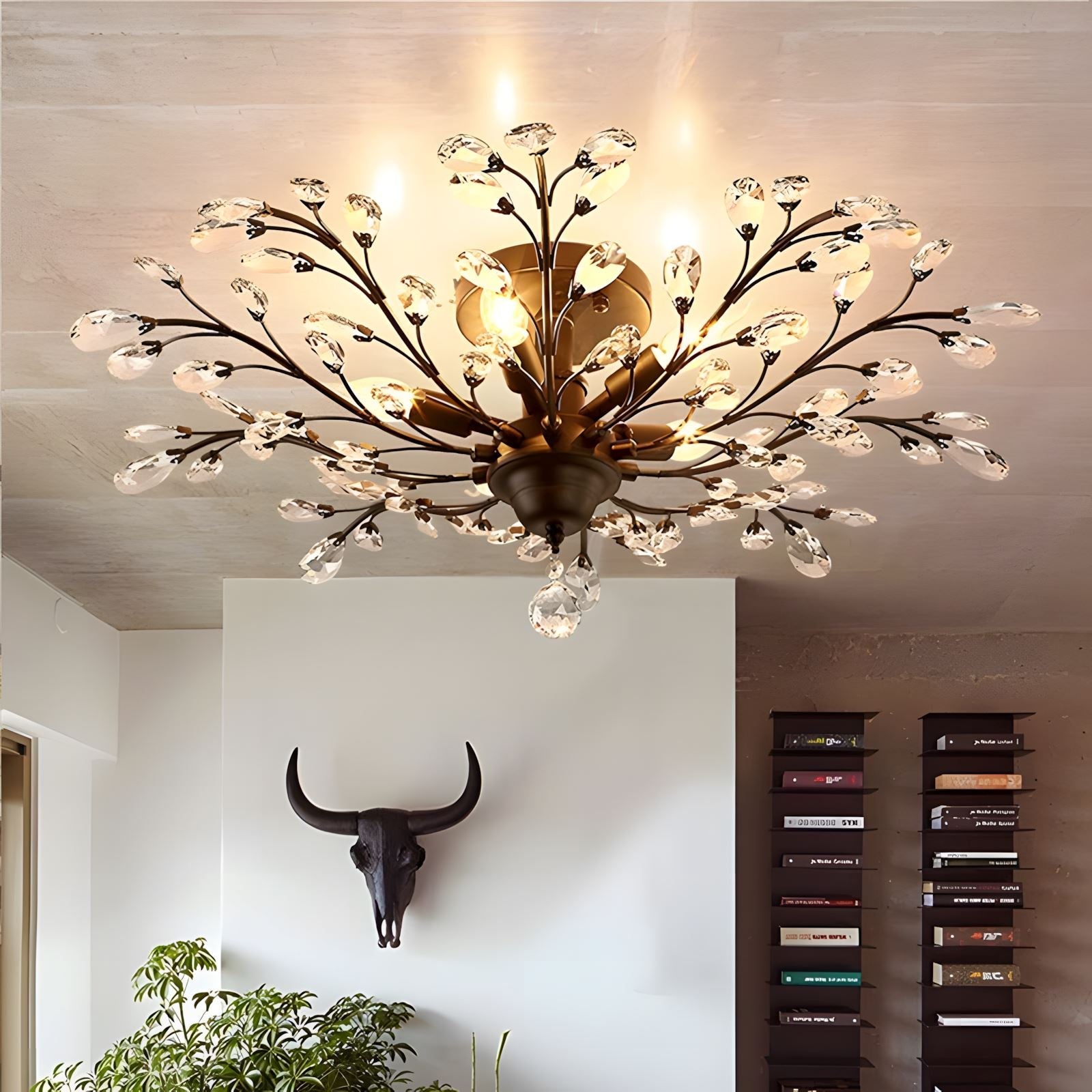 Plafonnier PetalGlow Inspiré par la Nature | Lersk