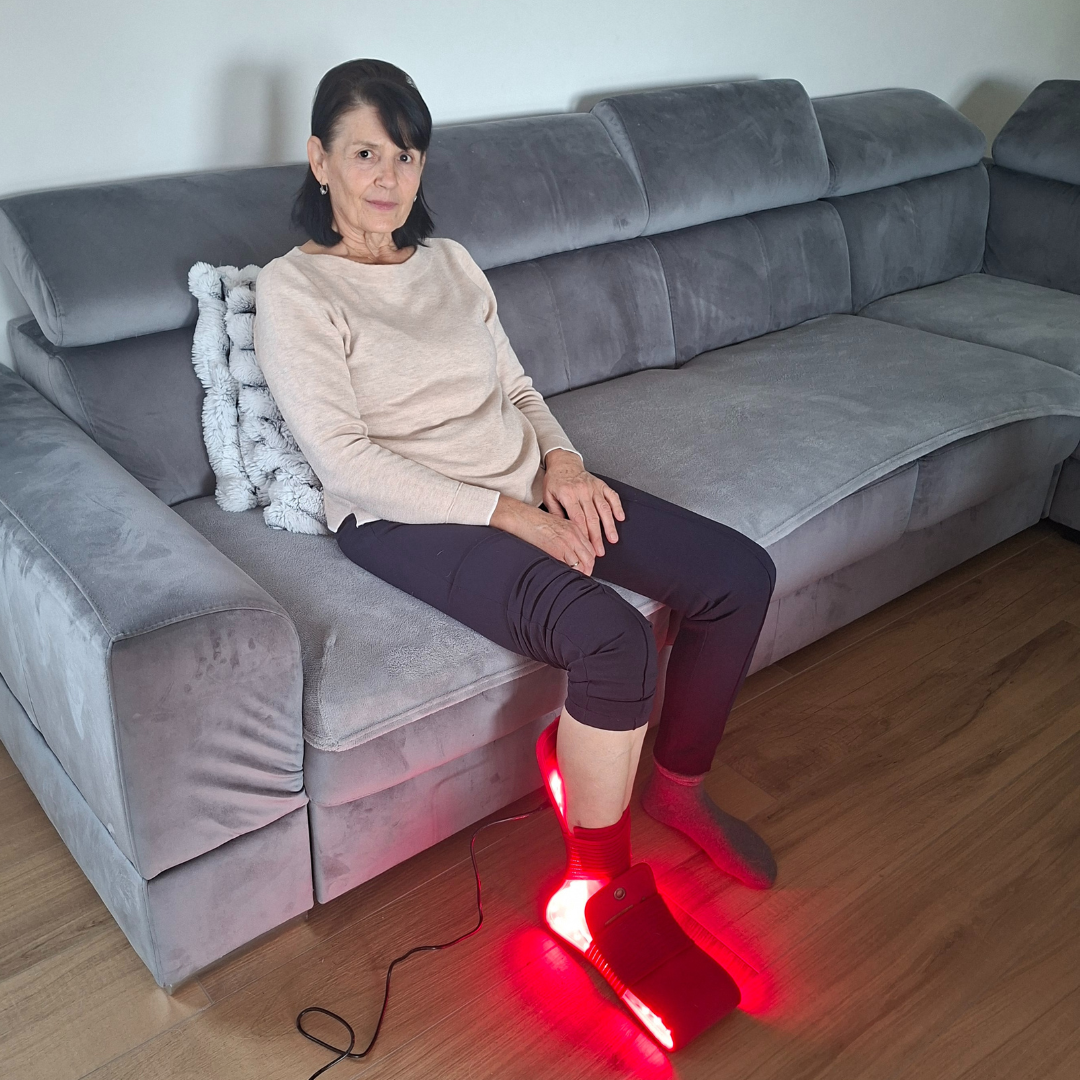 Dual Wavelength Red Light Therapy Foot Pad with 660nm and 850nm for Daily Foot Wellness | Lersk