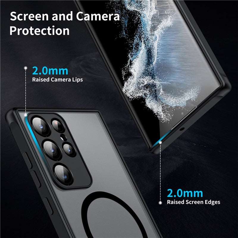 Samsung Magnetic Shockproof Case For Galaxy And Other Samsung Smartphones Mobile Devices | Lersk