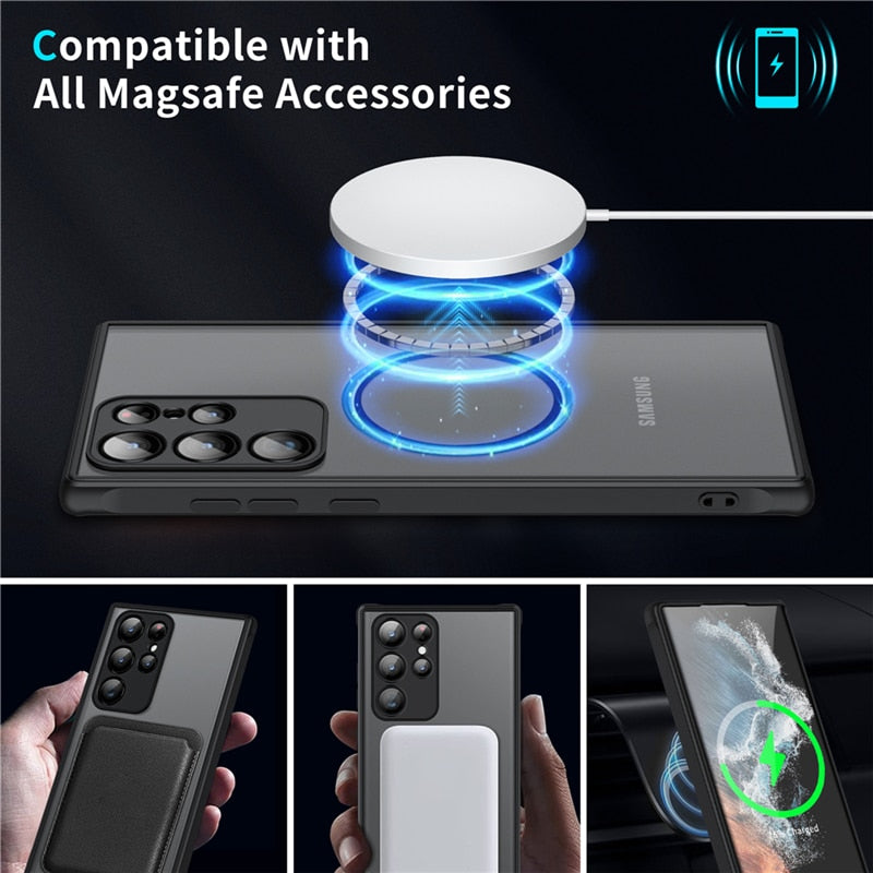 Samsung Magnetic Shockproof Case For Galaxy And Other Samsung Smartphones Mobile Devices | Lersk