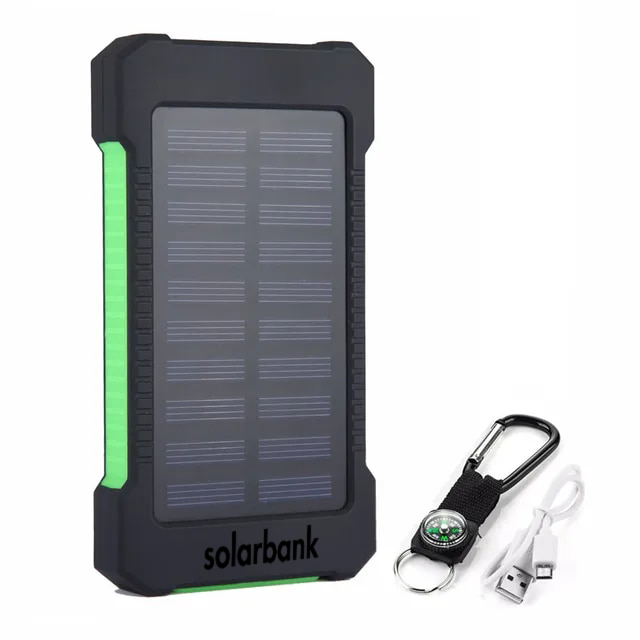 SolarPulse 20000mAh solární powerbanka pro použití na cestách | Lersk