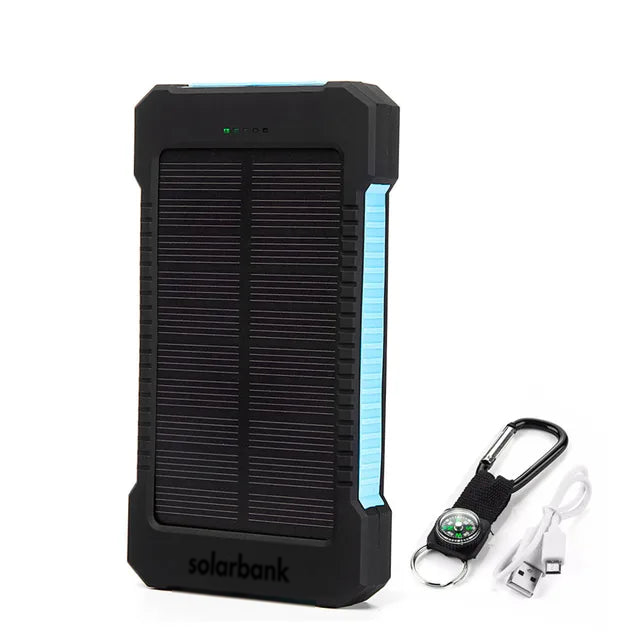 Solar Power Bank 20000mAh Portable Hiking Charger For Hikers | Lersk